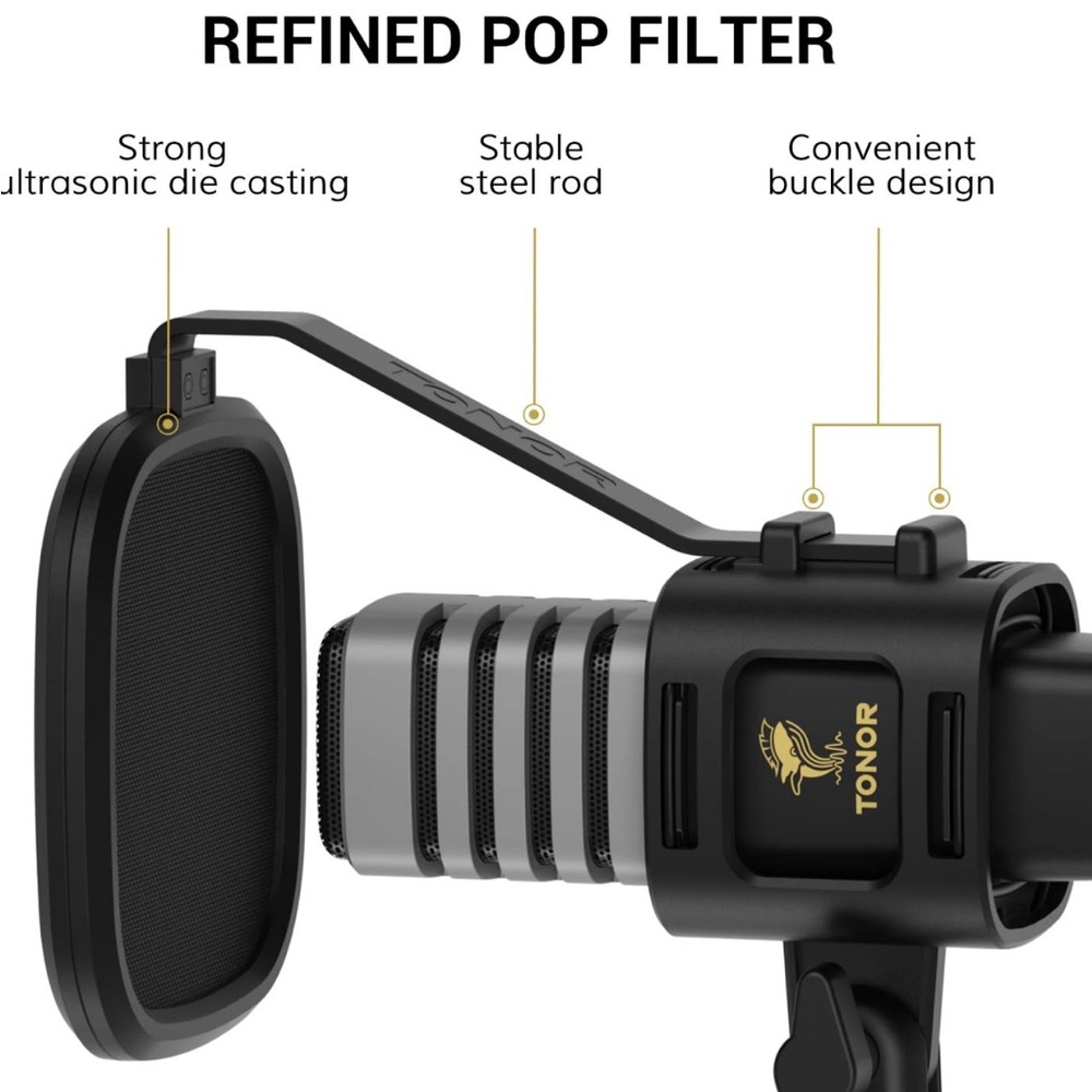 NWT Tonor USB Plug-In Computer Microphone for Mac/PC. - Picture 7 of 10
